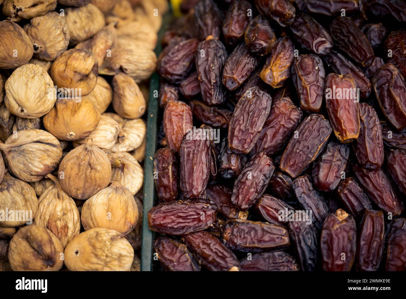 Dried figs and dates for sale at the Spice Bazaar in Istanbul; Istanbul