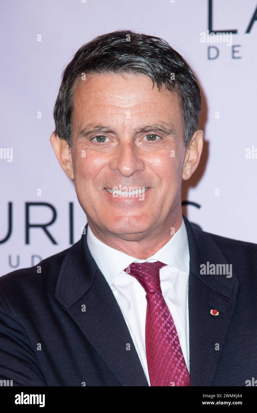 Manuel Valls attending the 29th Lauriers de l’Audiovisuel ceremony at