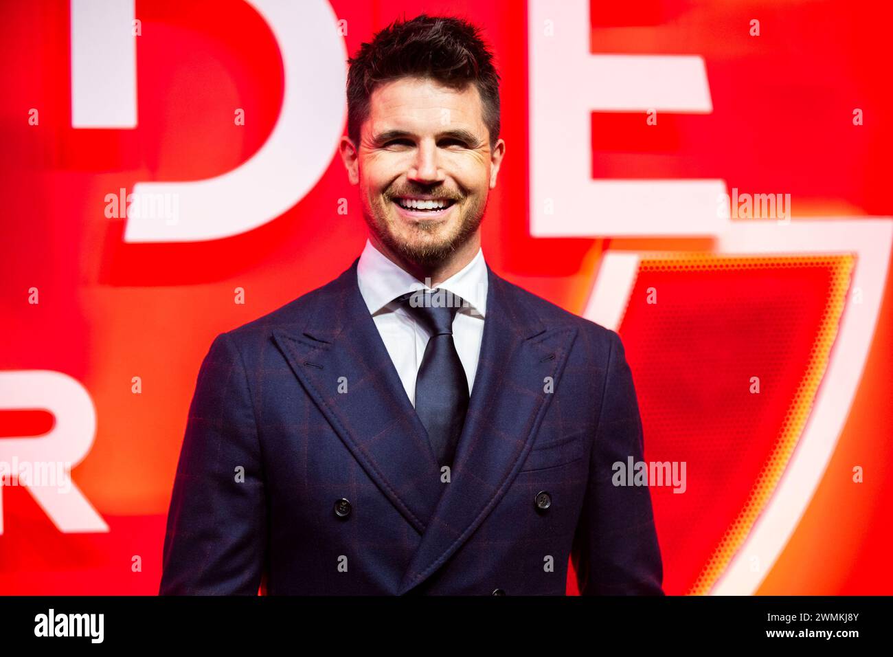 Robbie Amell arrives at the premiere of "Code 8: Part II" on Monday ...