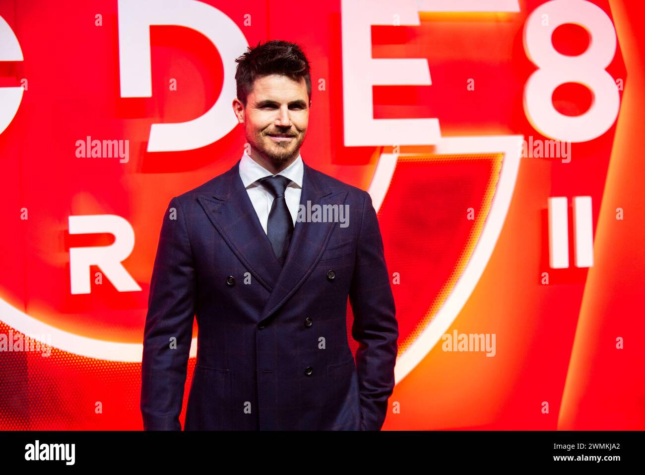 Robbie Amell arrives at the premiere of "Code 8: Part II" on Monday ...