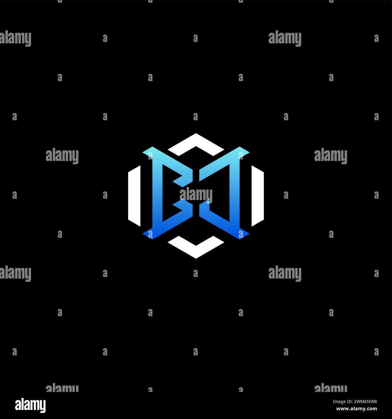 CJ initial gaming concept ideas for esport team, twitch, streamer and gamer Stock Vector