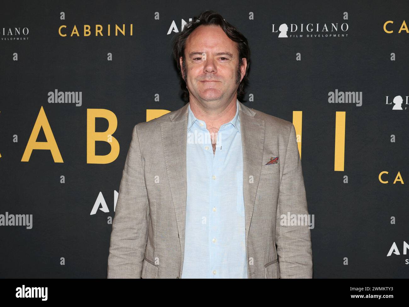 Mac Brydon attends the premiere of "Cabrini" at the Regal Times Square