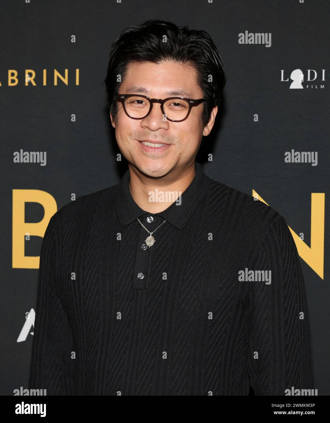 Gene Back attends the premiere of "Cabrini" at the Regal Times Square