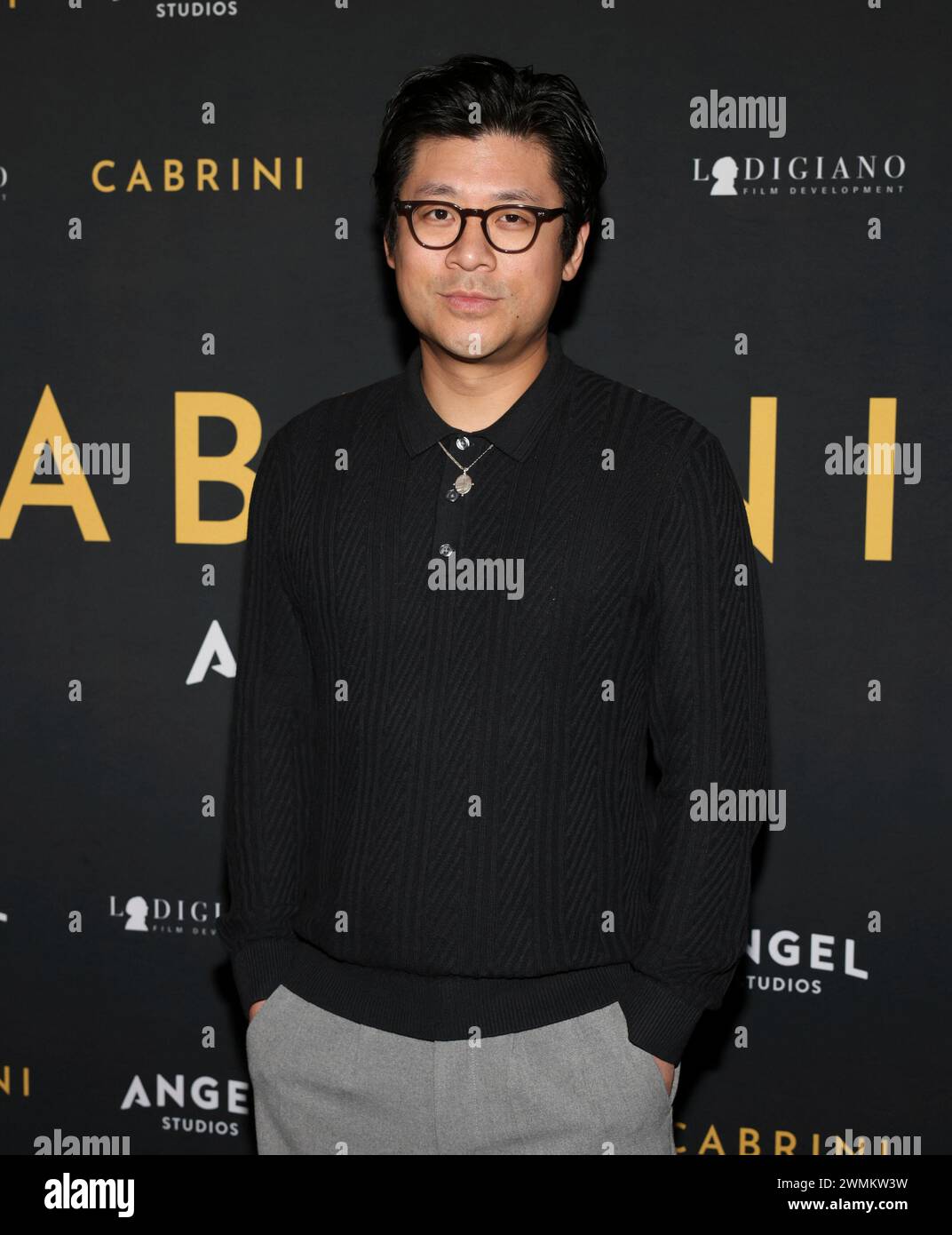 Gene Back attends the premiere of "Cabrini" at the Regal Times Square