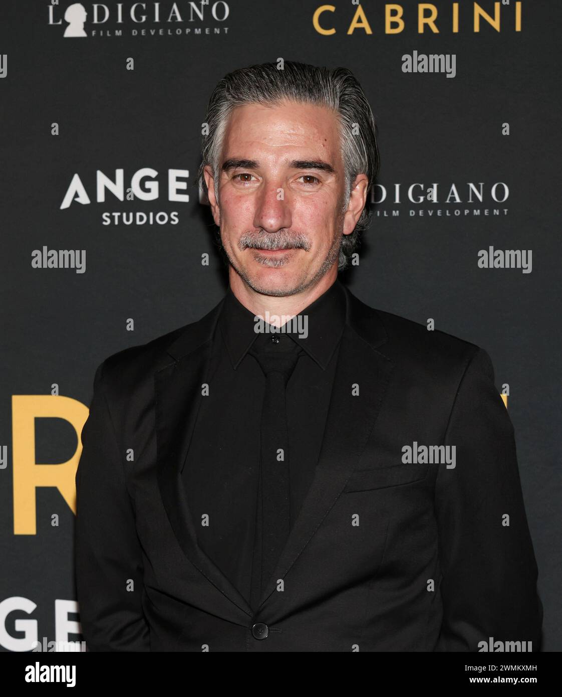 Gorka Gomez Andreu attends the premiere of "Cabrini" at the Regal Times