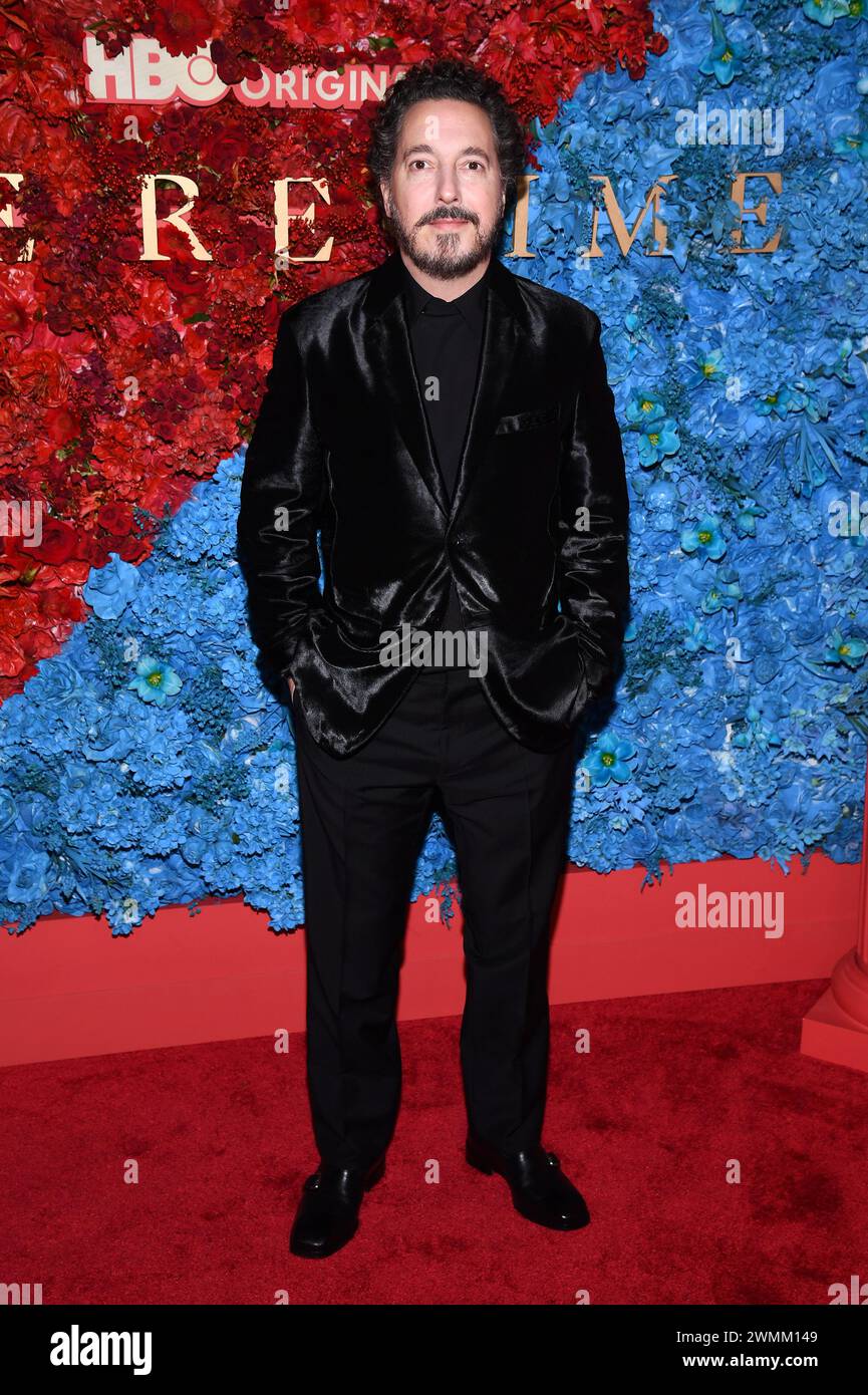 New York, USA. 26th Feb, 2024. Guillaume Gallienne attends the premiere of HBO's 'The Regime' at The Museum of Natural History, New York, NY, February 26, 2024. (Photo by Anthony Behar/Sipa USA) Credit: Sipa USA/Alamy Live News Stock Photo