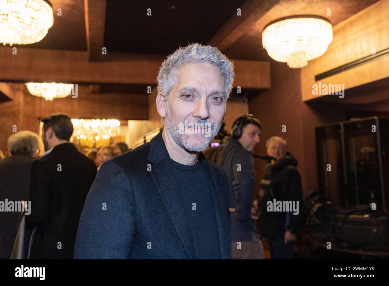 February 26, 2024, Rome, Italy: Beppe Fiorello attends the red carpet of the 2024 Nastri d'Argento Doc Awards at Cinema Barberini in Rome (Credit Image: © Matteo Nardone/Pacific Press via ZUMA Press Wire) EDITORIAL USAGE ONLY! Not for Commercial USAGE! Stock Photo