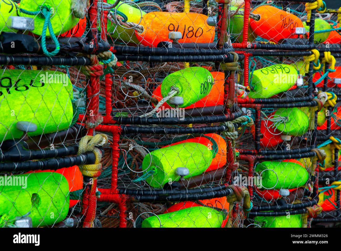 Crab pots, Garibaldi, Oregon Stock Photo Alamy