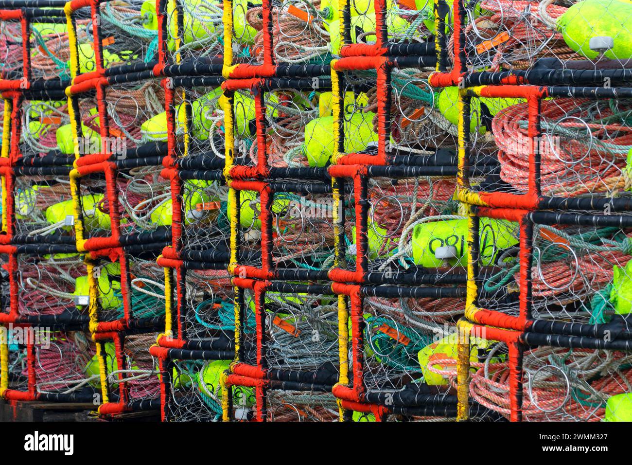 Crab pots, Garibaldi, Oregon Stock Photo Alamy