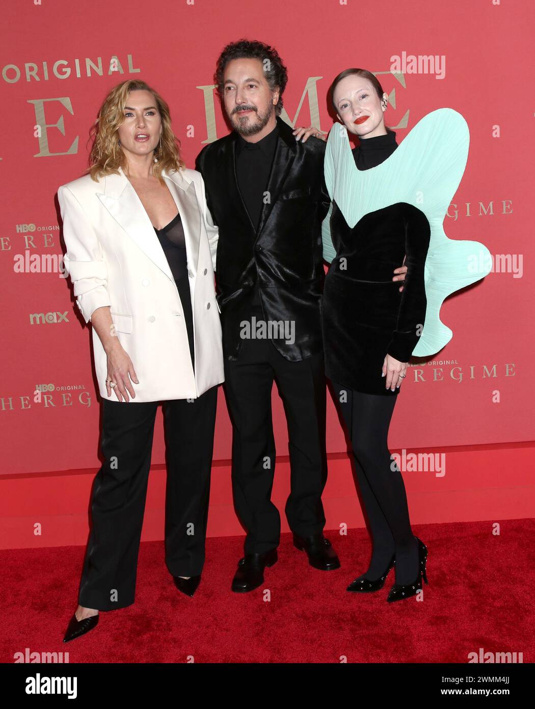 New York City, USA. 26th Feb, 2024. Kate Winslet, Guillaume Gallienne
