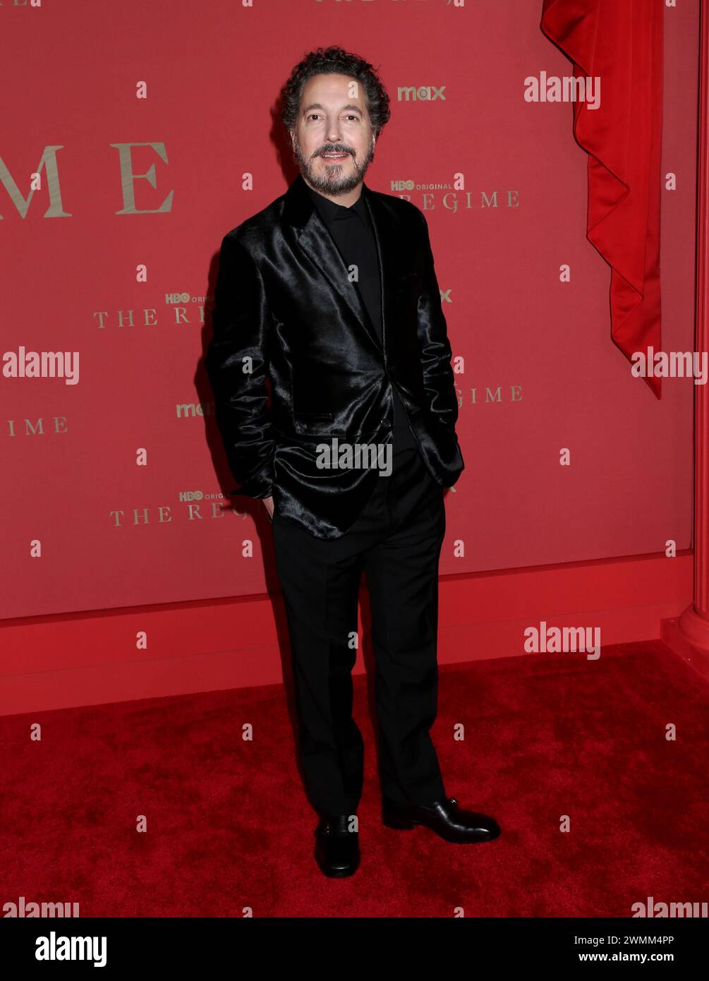 New York City, USA. 26th Feb, 2024. Guillaume Gallienne attending 'The Regime' New York Premiere held at the Museum of Natural History on February 26, 2024 in New York City, NY © Steven Bergman/AFF-USA.COM Credit: AFF/Alamy Live News Stock Photo