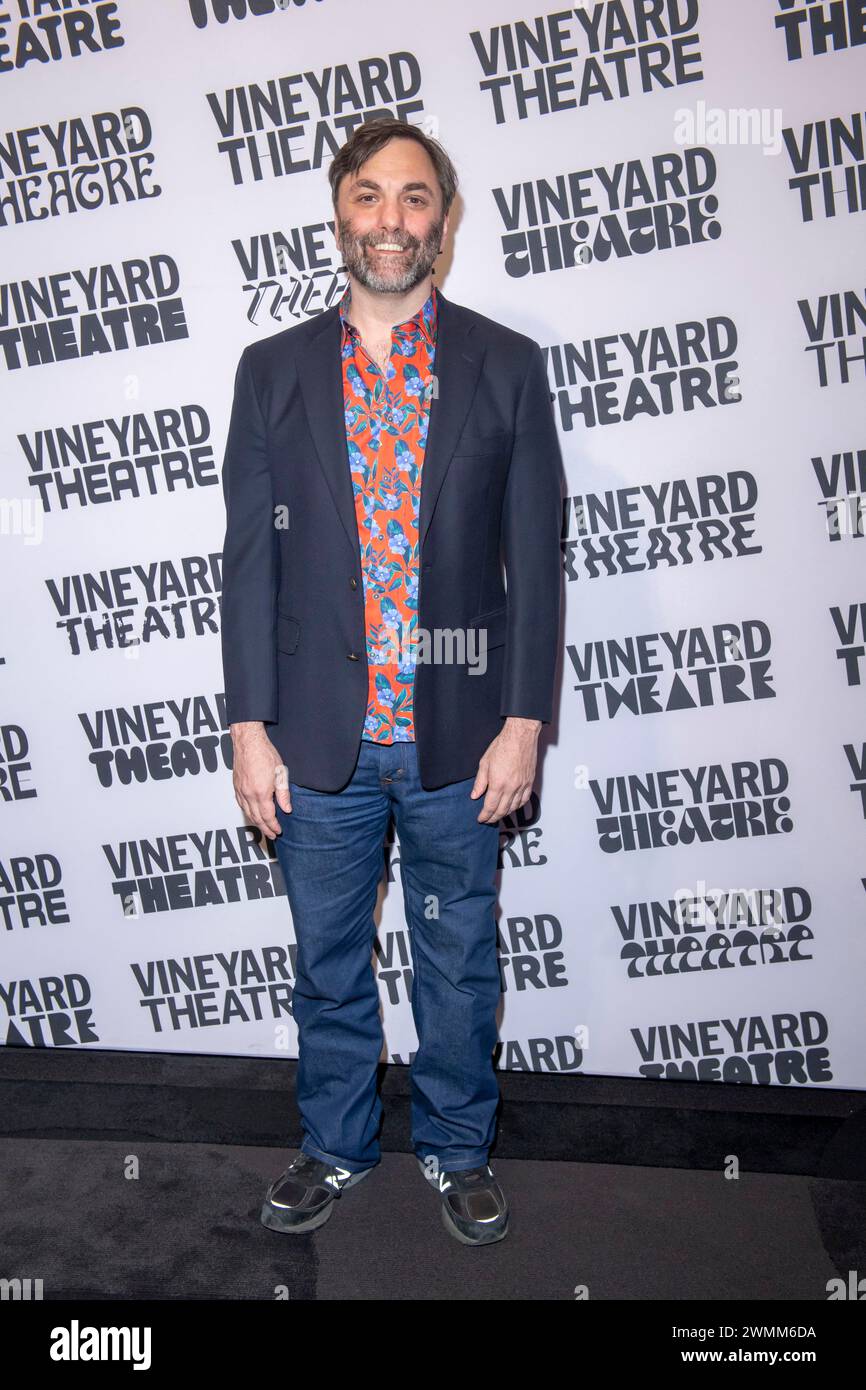 New York, United States. 26th Feb, 2024. NEW YORK, NEW YORK - FEBRUARY 26: Christopher Shinn attends the Vineyard Theatre 41st Anniversary 2024 Gala honoring actor Jesse Tyler Ferguson at The Edison Ballroom on February 26, 2024 in New York City. Credit: Ron Adar/Alamy Live News Stock Photo