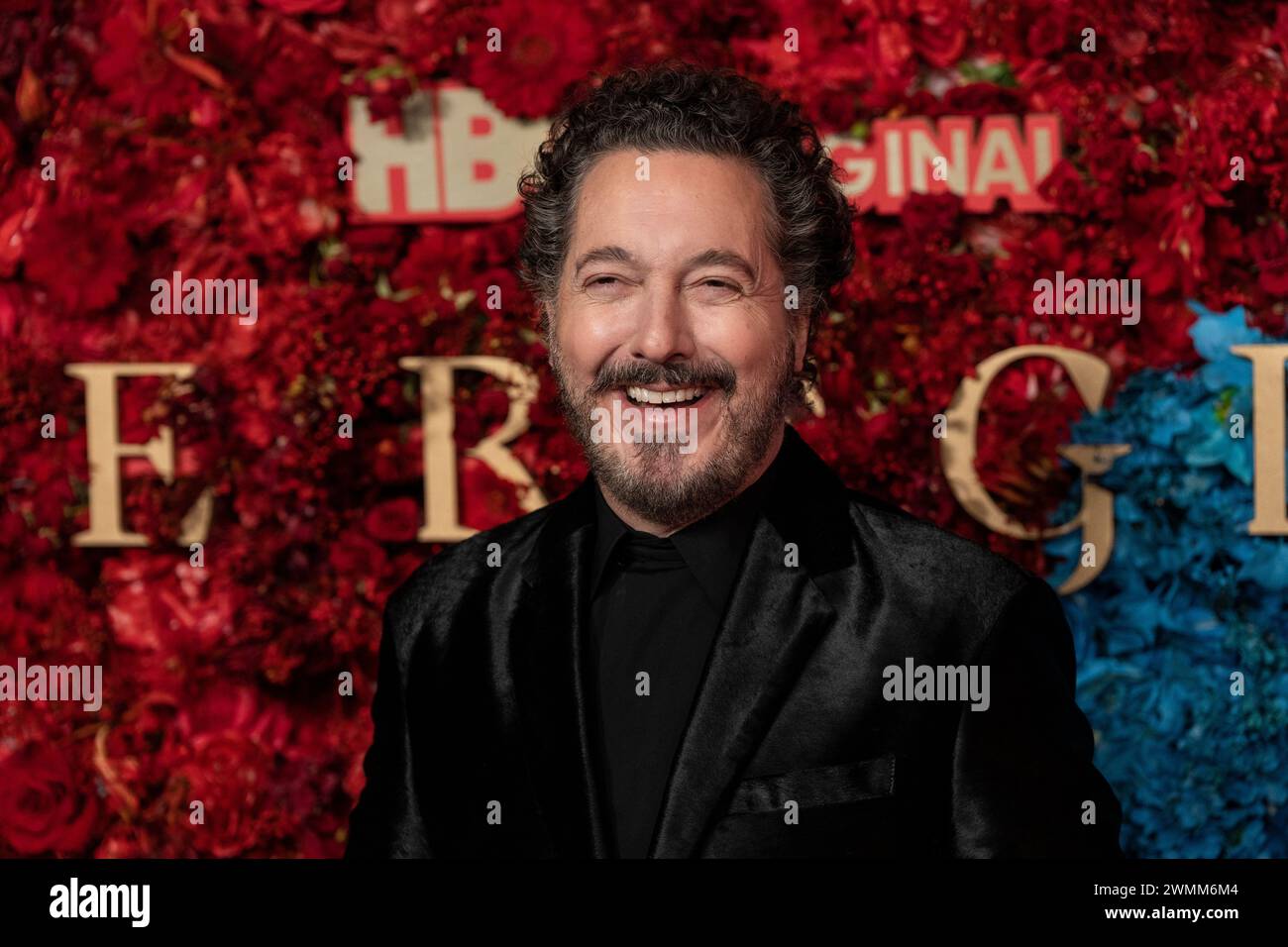 Guillaume Gallienne attends premiere of HBO Original 'The Regime' at American Museum of Natural History in New York on February 26, 2024 Stock Photo