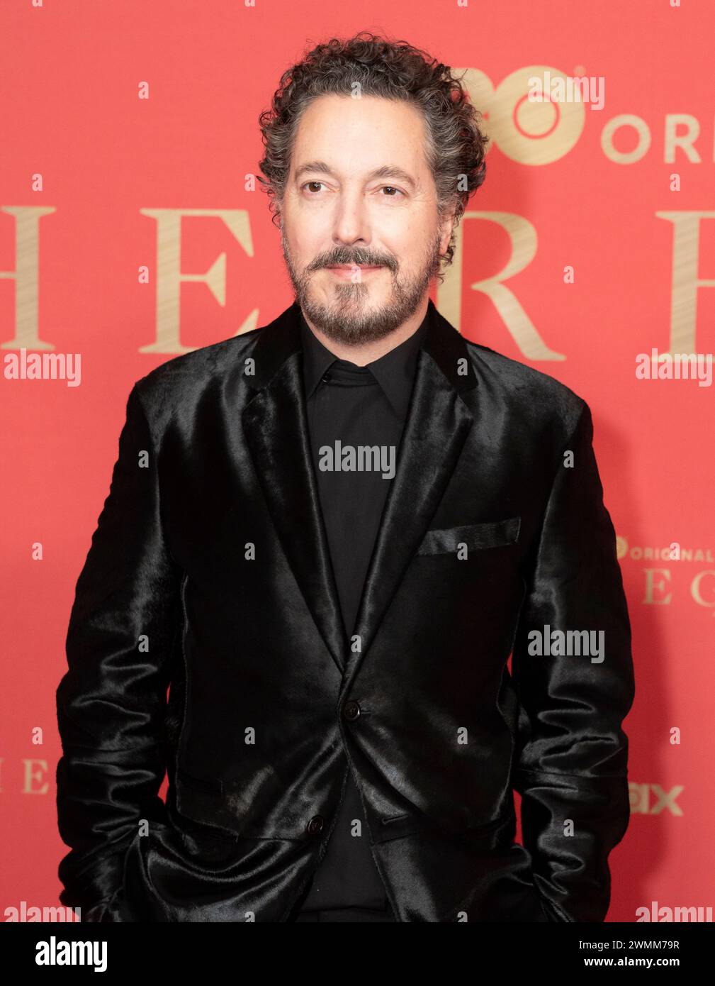 Guillaume Gallienne attends premiere of HBO Original 'The Regime' at American Museum of Natural History in New York on February 26, 2024 Stock Photo