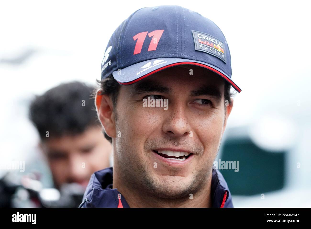 File photo dated 24-08-2023 of Red Bull Racing F1 driver Sergio Perez. The Bahrain Grand Prix is the first of a record 24 races through a packed calendar which finishes in Abu Dhabi on December 8. Here, the PA news agency runs the rule over Verstappen and the other 19 drivers from the grid’s 10 teams. Issue date: Tuesday February 27, 2024. Stock Photo