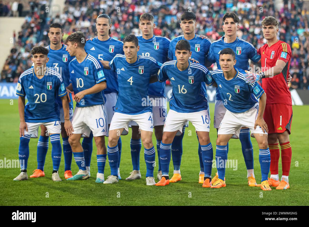 MENDOZA, ARGENTINA MAY 21 Italy squad pose for team photo during