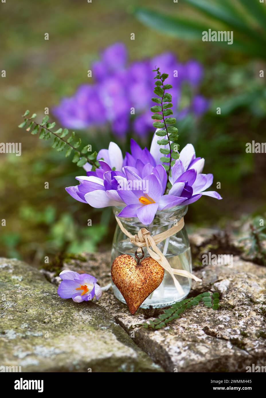Garden Lavender Heart Pendant Garden Lavender Heart Pendant