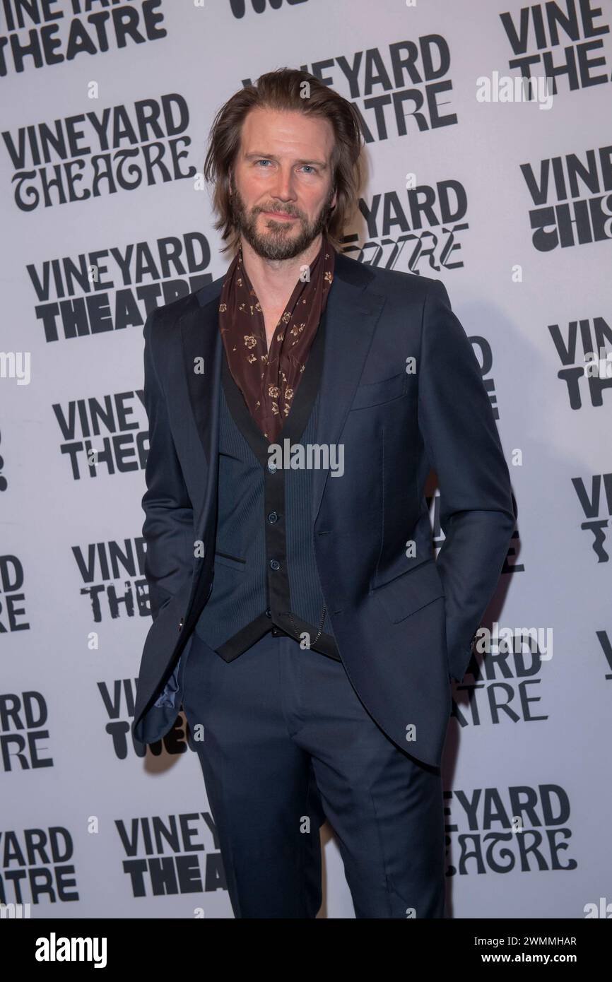 Bill Heck is attending the Vineyard Theatre 41st Anniversary 2024 Gala, which is honoring actor Jesse Tyler Ferguson, at The Edison Ballroom in New York City, USA, on February 26, 2024. (Photo by Thenews2/NurPhoto) Stock Photo