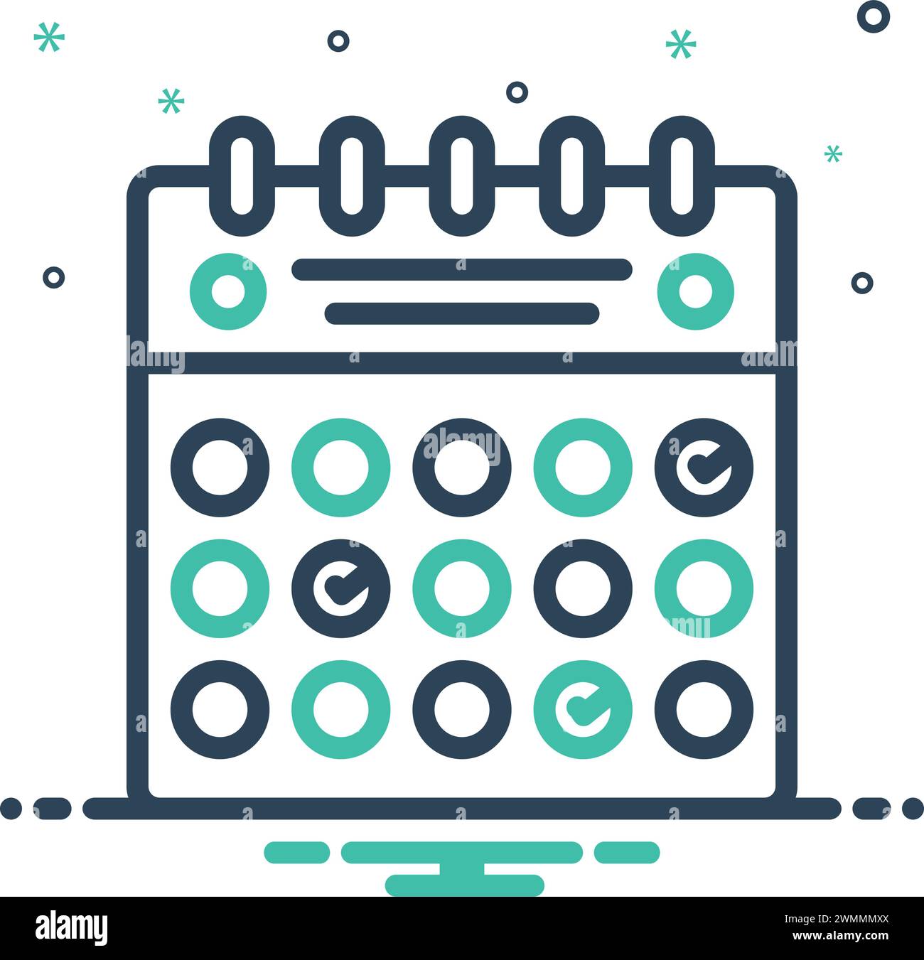 Scheduled timetable Stock Vector Images Alamy
