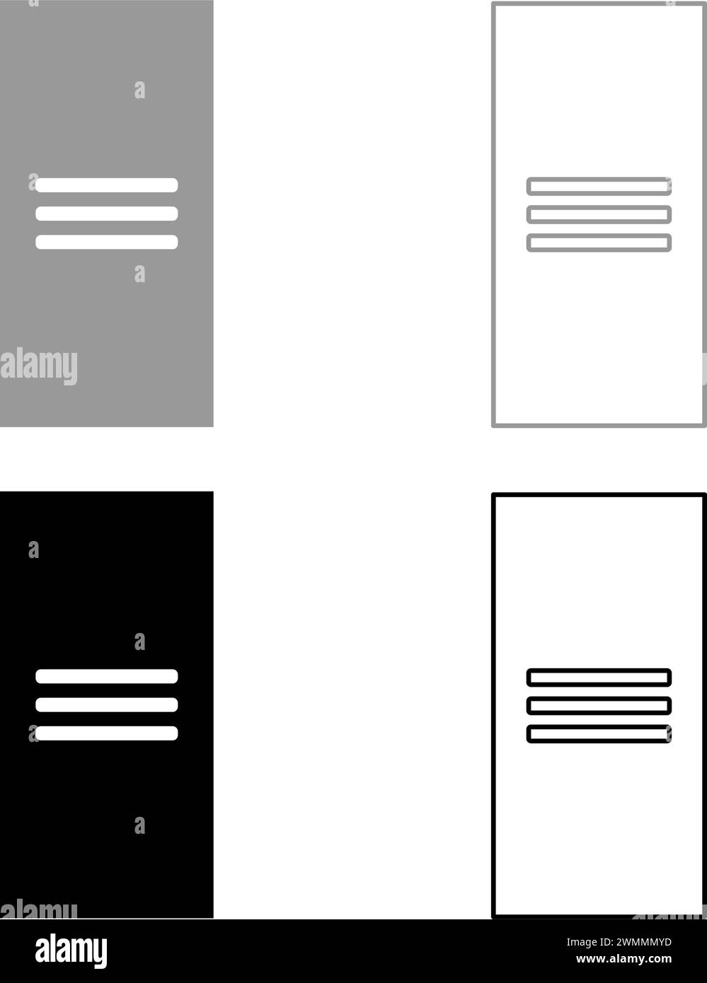 Metal cabinet steel locker box set icon grey black color vector ...