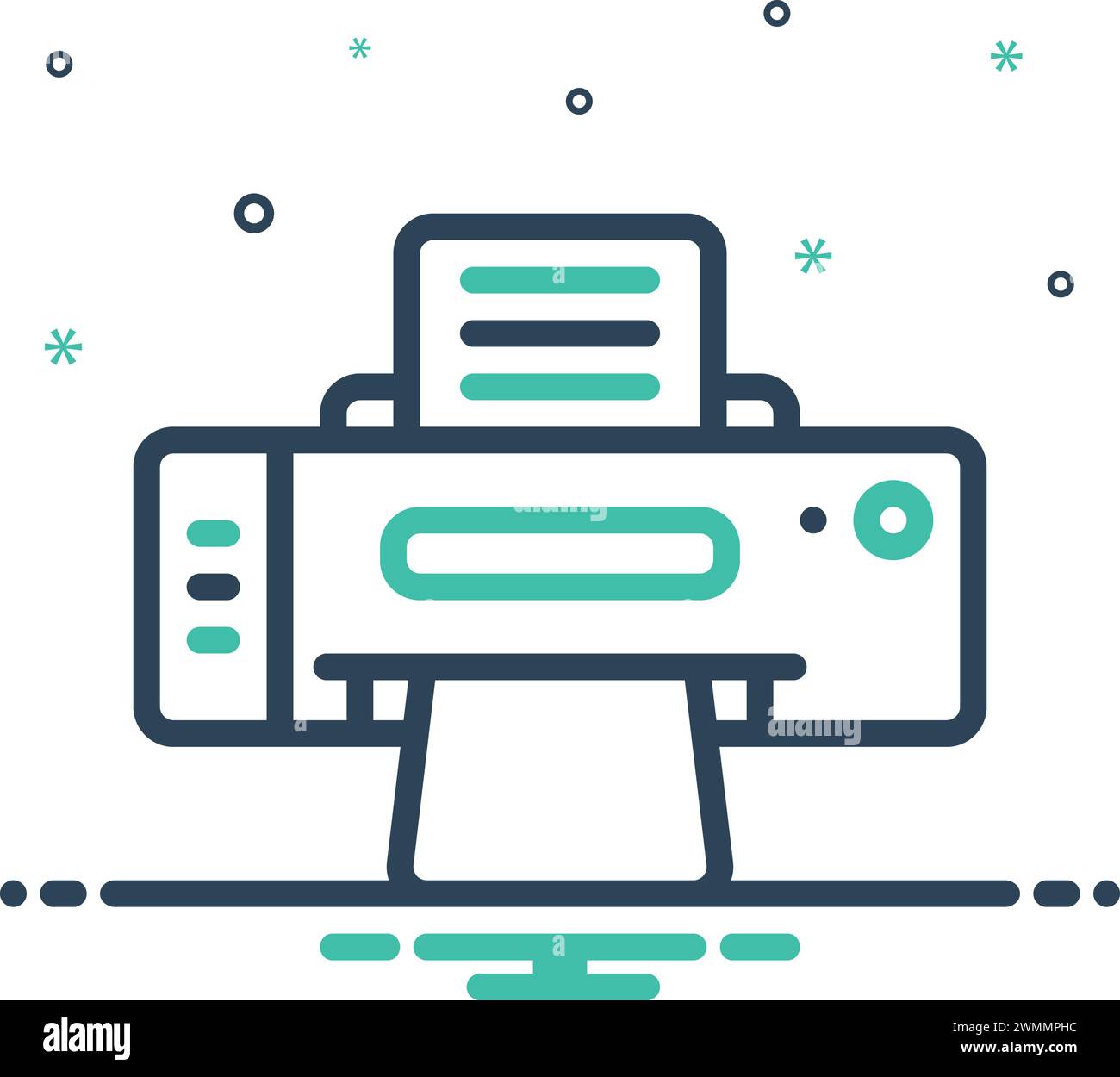 Icon for printer,paper Stock Vector Image & Art - Alamy