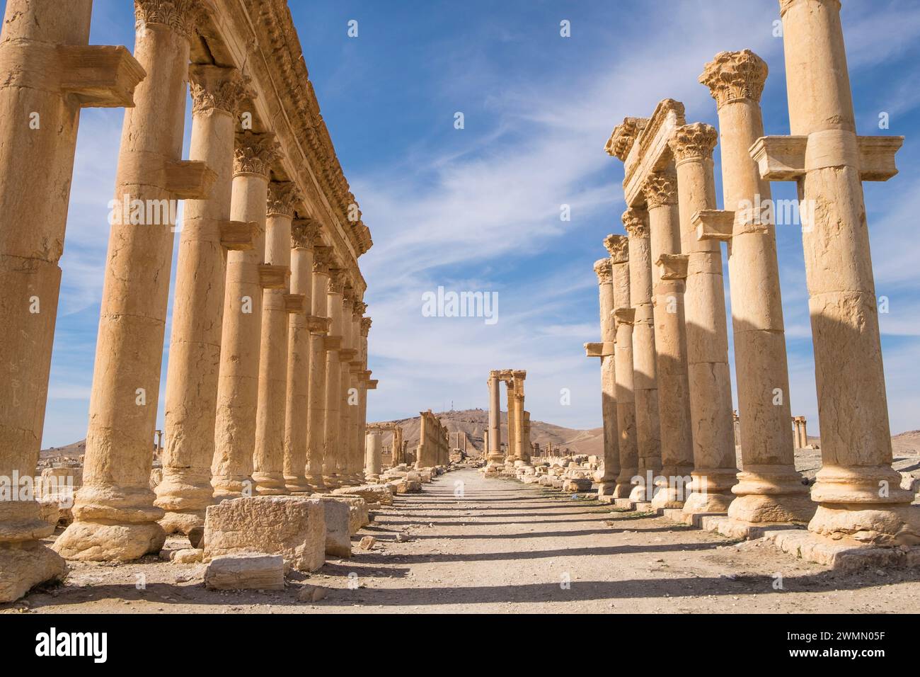 Syria, Palmyra, Ancient Ruins Stock Photo - Alamy