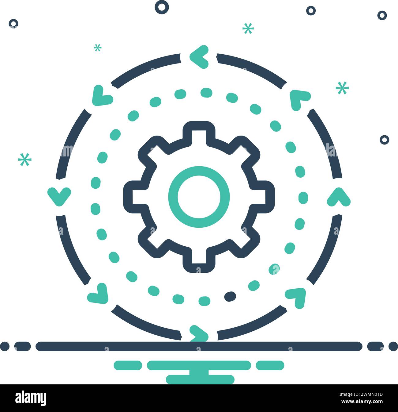 Icon for processing,workflow Stock Vector Image & Art - Alamy