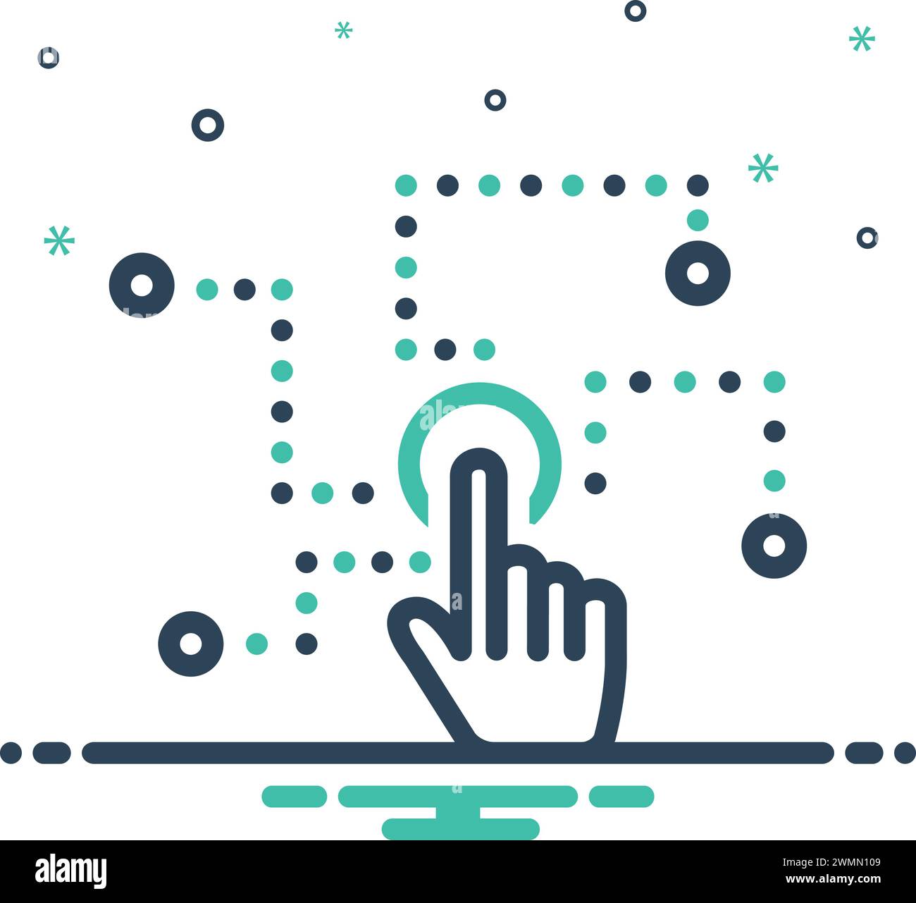 Icon for selections,interaction Stock Vector Image & Art - Alamy