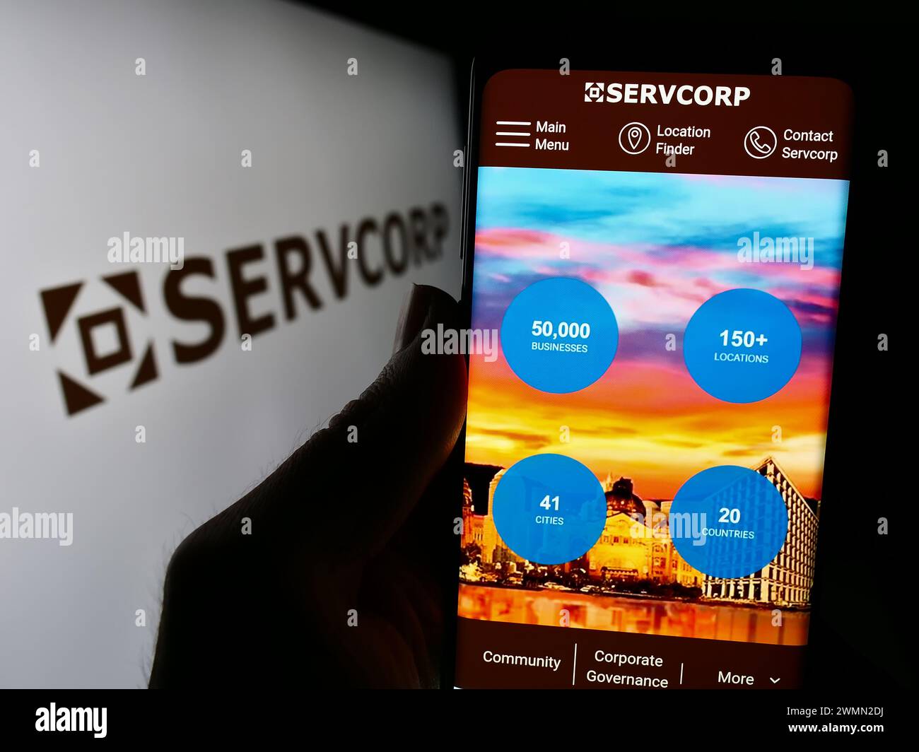 Servcorp logo hires stock photography and images Alamy