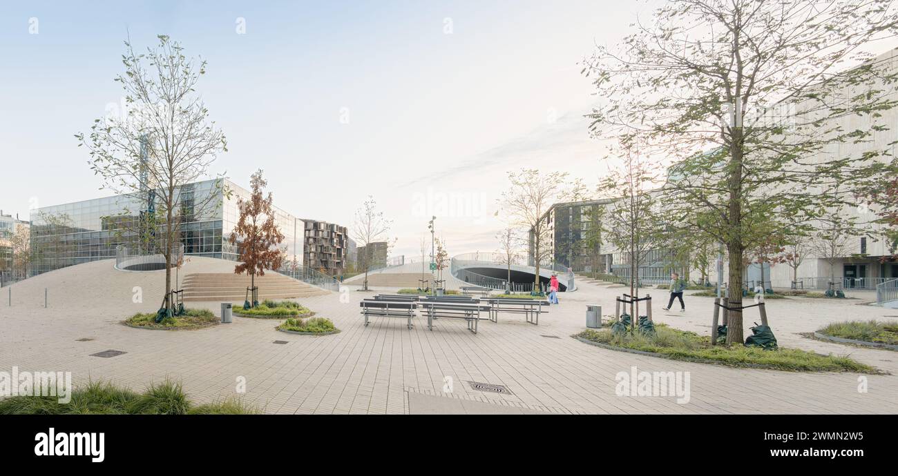 Copenhagen, Denmark - Karen Blixen Plads plaza by Cobe Stock Photo - Alamy