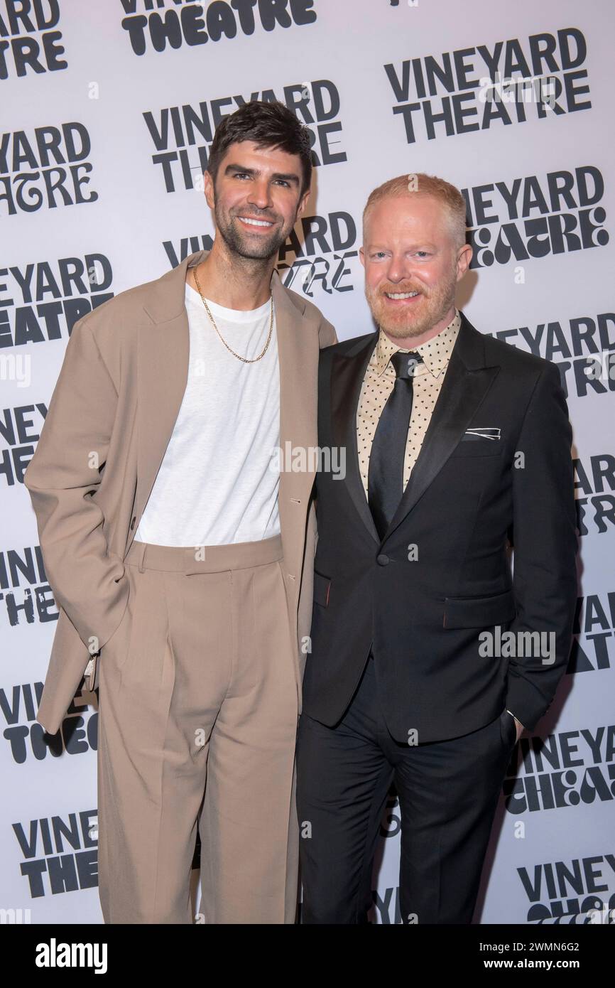 New York, United States. 26th Feb, 2024. Justin Mikita and Jesse Tyler