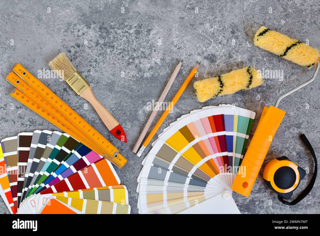 House colour swatches hi-res stock photography and images - Alamy