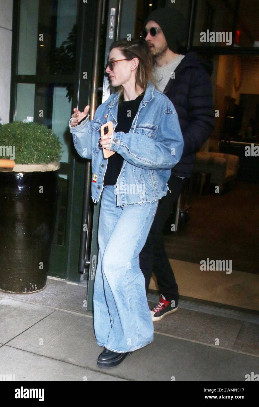 New York, NY, USA. 26th Feb, 2024. Rebecca Ferguson and Rory St. Clair