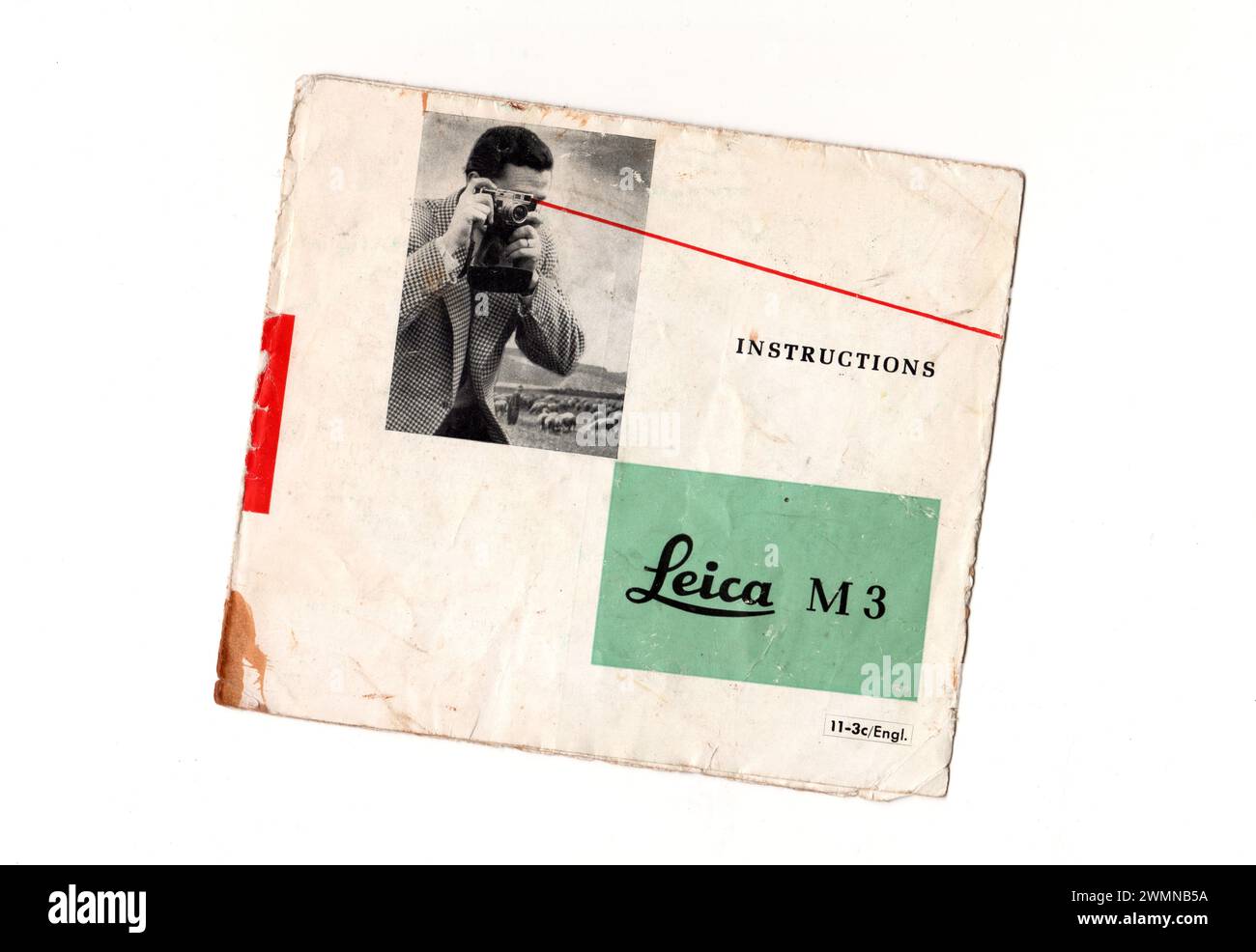 Original Instruction Sheet for the Leica M3 Camera. The original ...