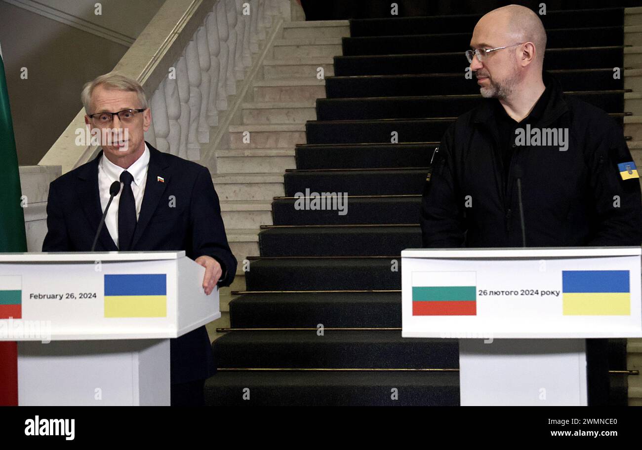Non Exclusive: KYIV, UKRAINE - FEBRUARY 26, 2024 - Prime Minister of ...