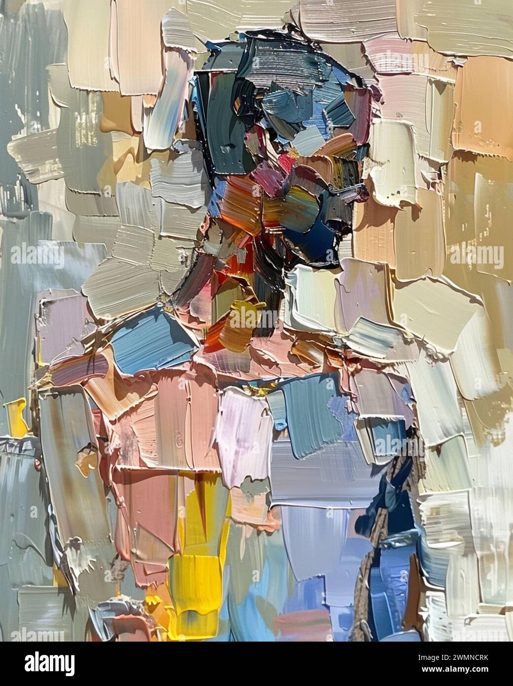 Abstract portrait texture hi-res stock photography and images - Alamy