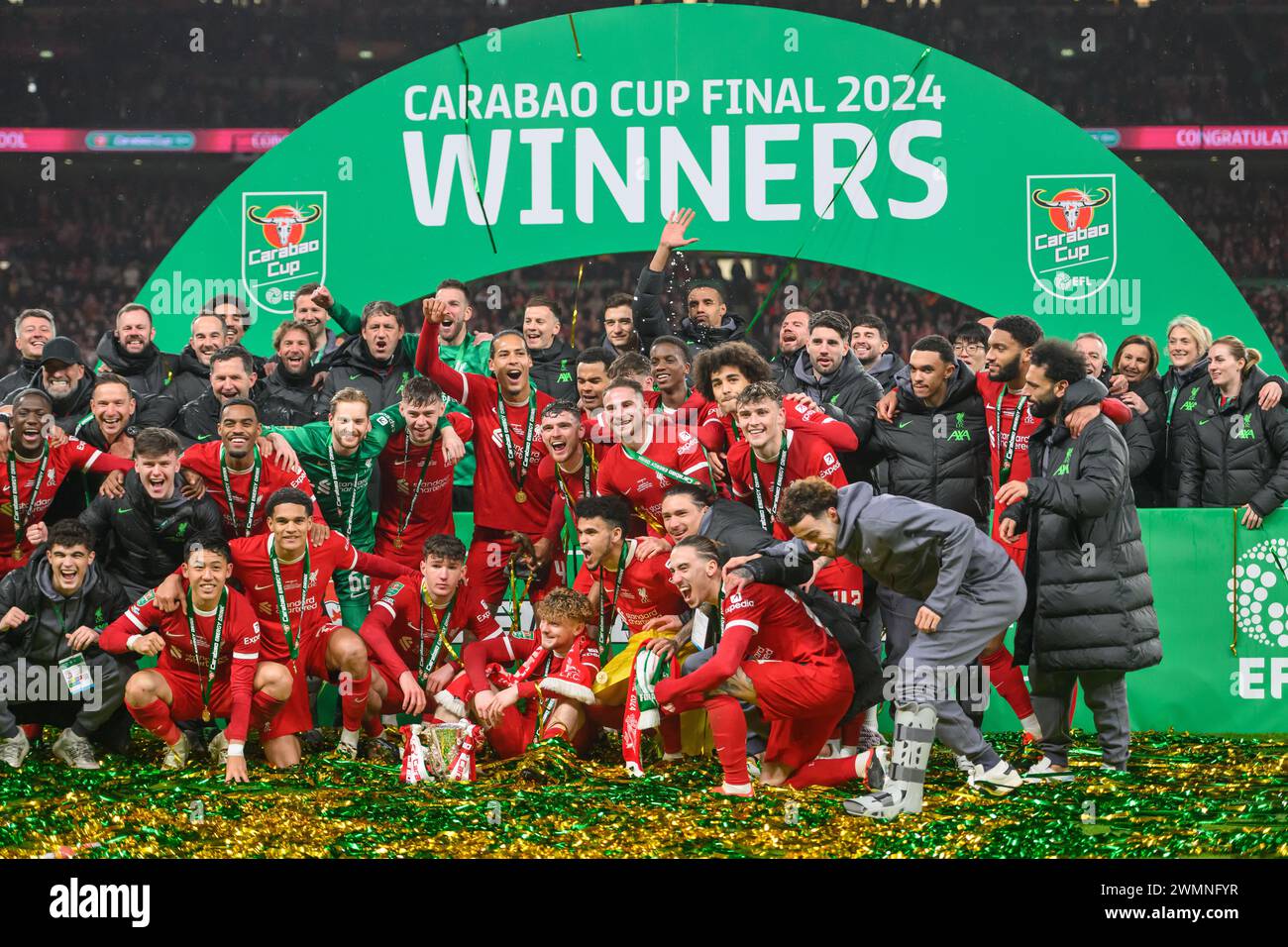 25 Feb 2025 Chelsea v Liverpool Carabao Cup Final Wembley Stadium