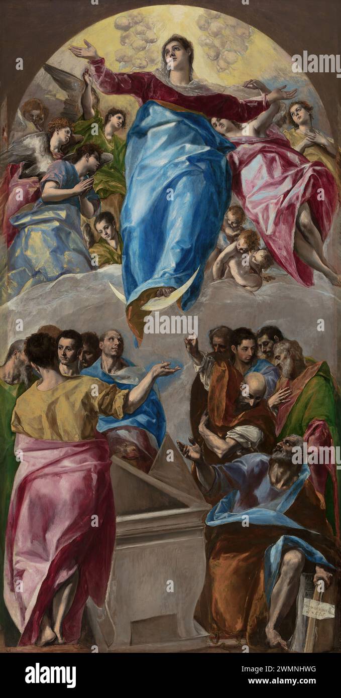 Assumption of the virgin el greco hi-res stock photography and images ...