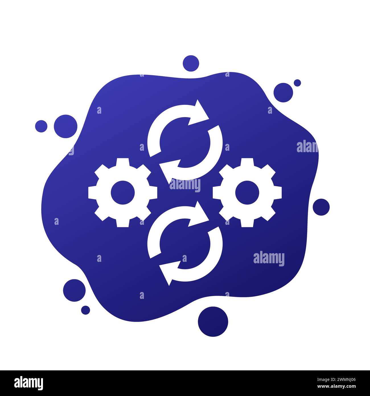 iteration icon for apps and web Stock Vector Image & Art - Alamy
