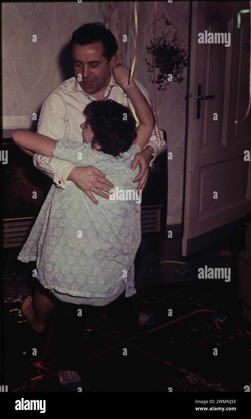 Silvester GER, 20240101, Aufnahme ca. 1950, Silvester, Party , *** New Years Eve GER, 20240101, recording ca 1950, New Years Eve, party , Stock Photo
