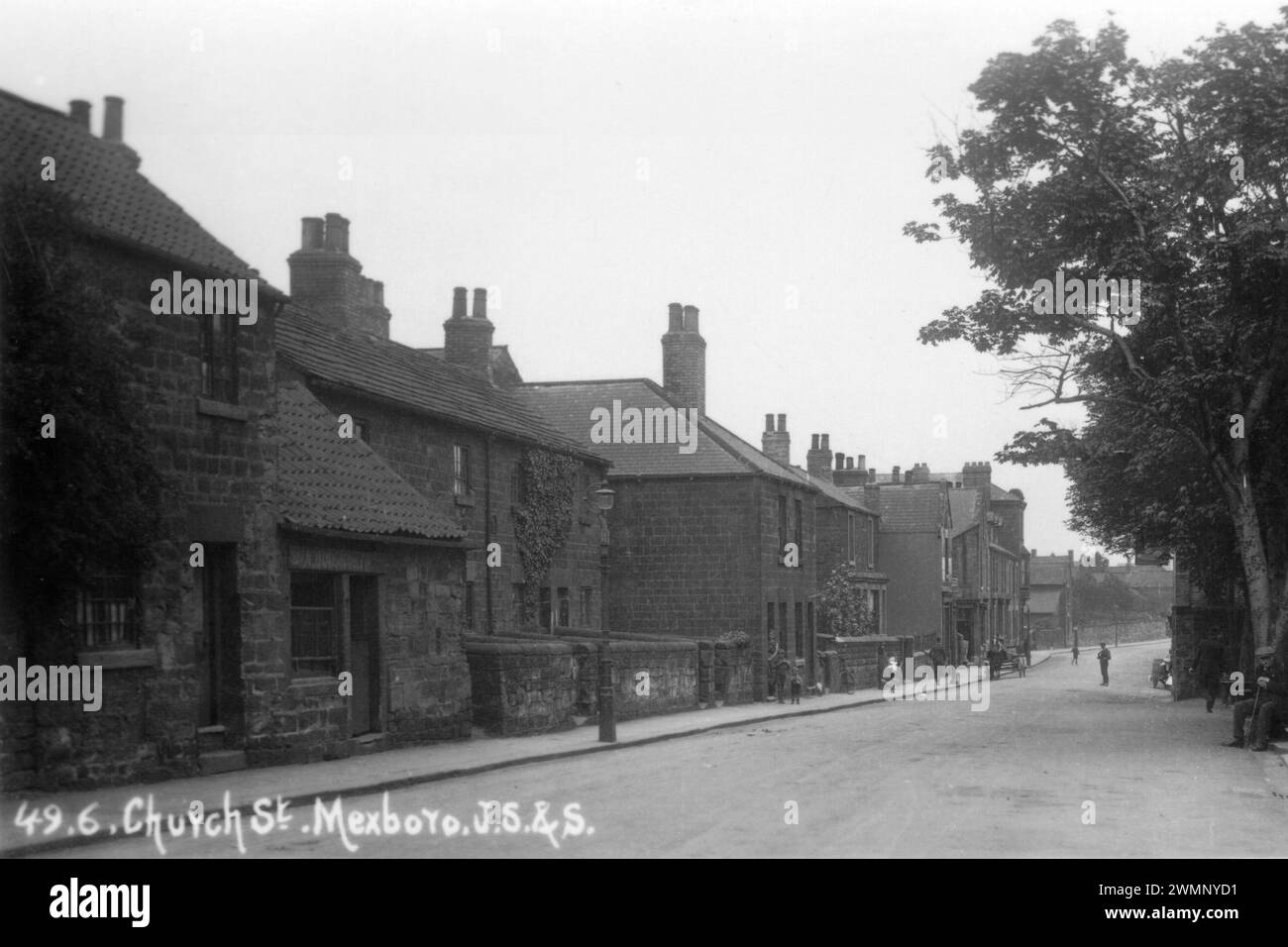 Church street Mexborough Stock Photo Alamy
