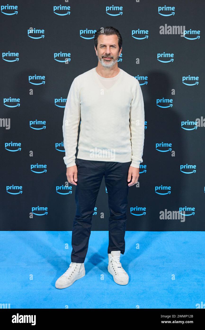 Berlin, Germany. 27th Feb, 2024. Andreas Caminada, chef, attends Prime Video's annual press conference at the WECC Berlin. Credit: Annette Riedl/dpa/Alamy Live News Stock Photo