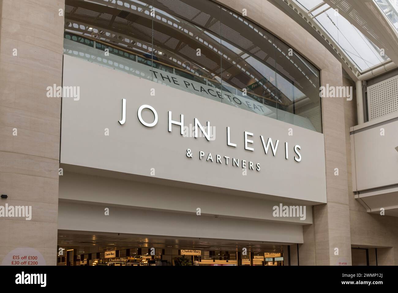 John Lewis department store at The Mall Cribbs Causeway, Bristol, UK Stock Photo