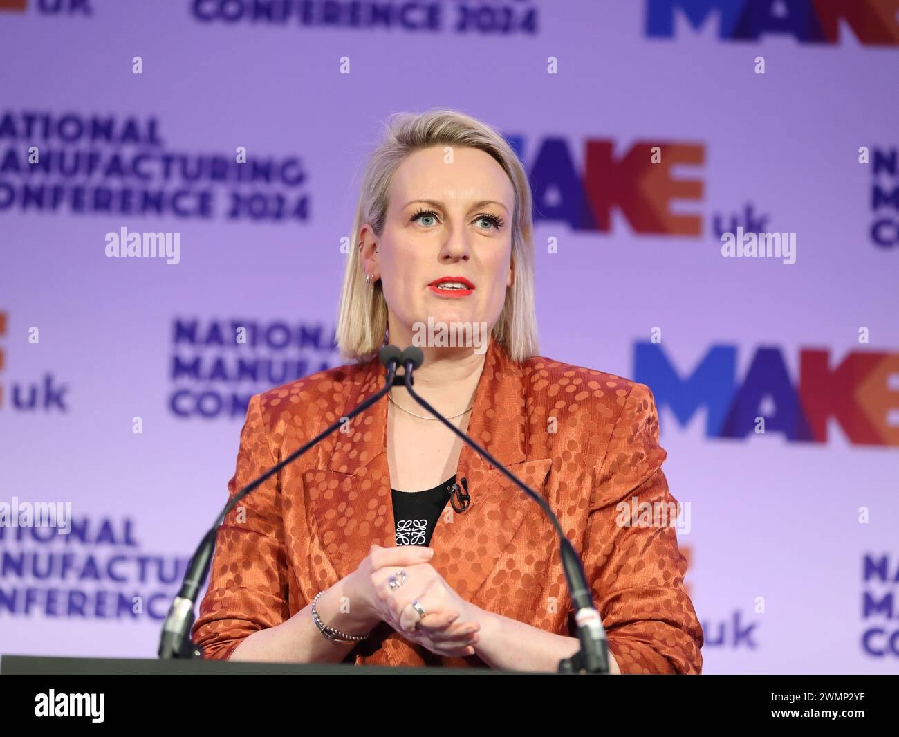 London, United Kingdom. 27th Feb, 2025. Steph McGovern addressed the