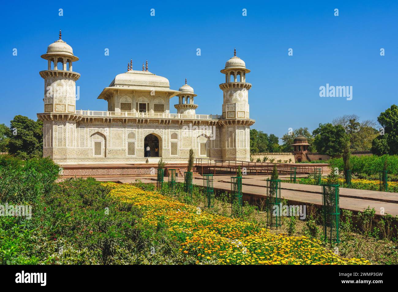 Tomb of Itimad ud Daulah, aka Baby Taj, located in agra, india Stock Photo