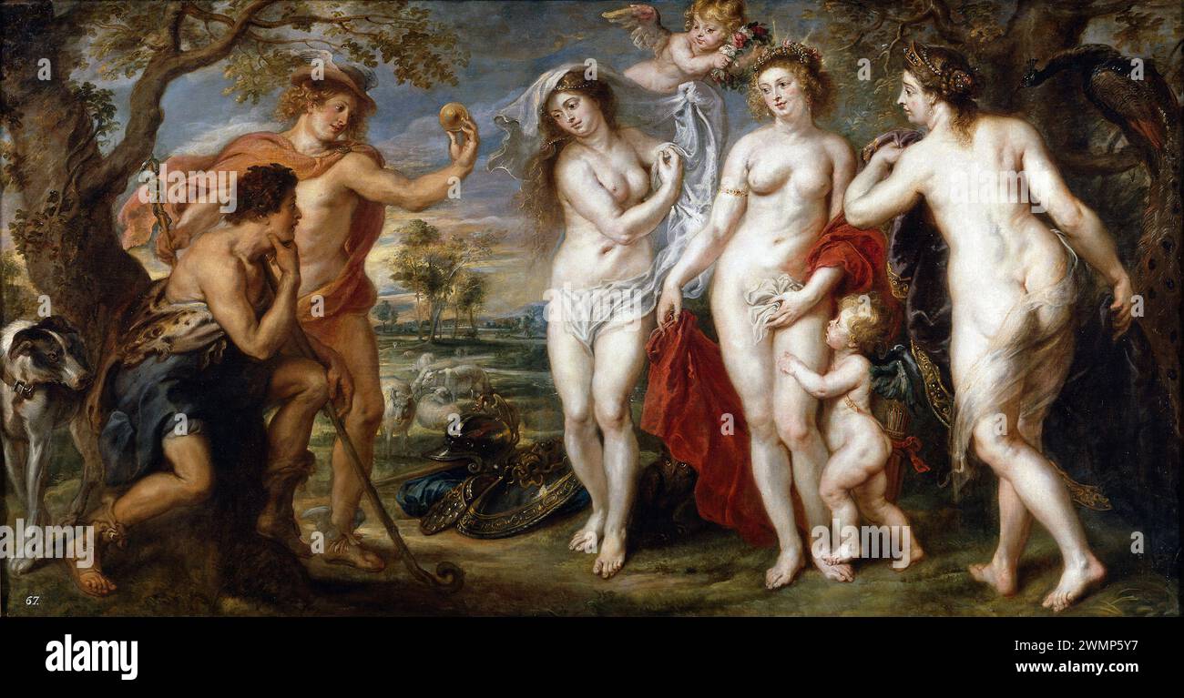 Peter Paul Rubens, The Judgement of Paris, 1638–39 Stock Photo