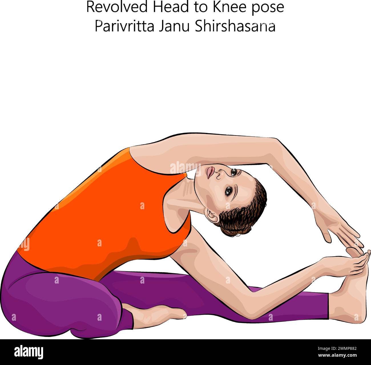 Parivritta pose Stock Vector Images Alamy