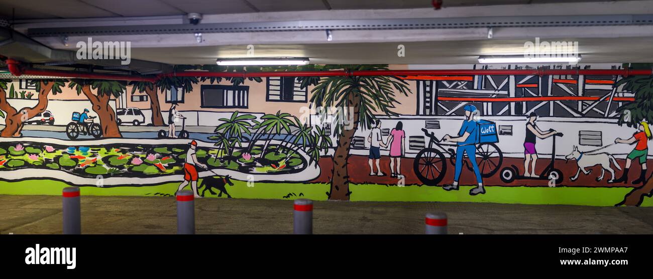 Underground parking paint hires stock photography and images Alamy