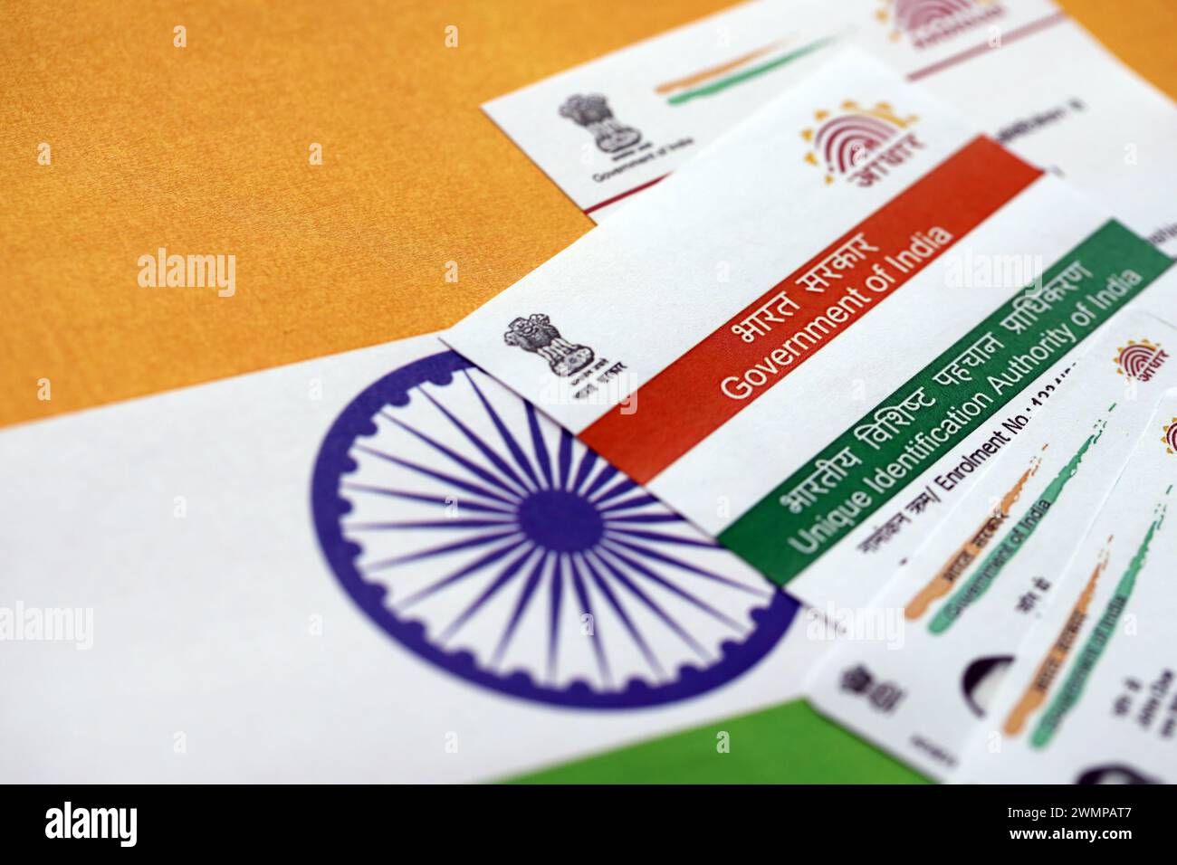 Indian Aadhaar card from Unique Identification Authority of India on ...