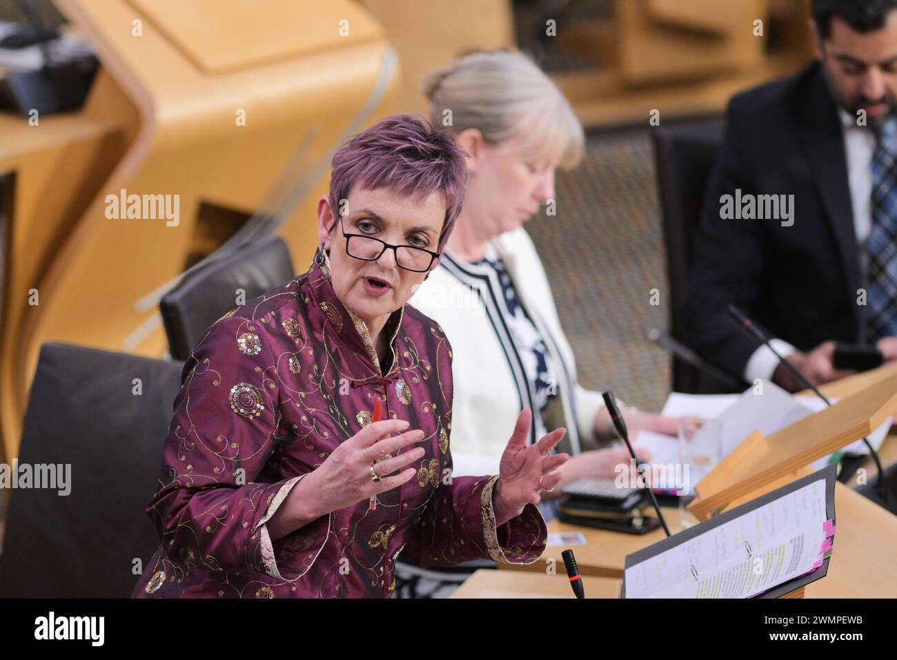 Edinburgh Scotland, UK 27 February 2024. Cabinet Secretary For Justice ...